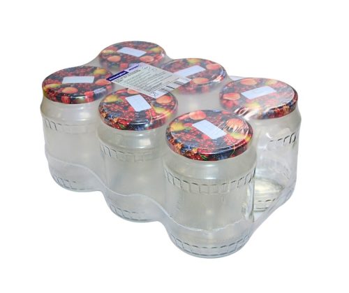 Befőttes üveg 720 ml+csav.fed FACETT