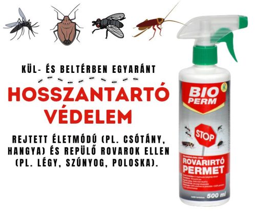 Bio-Perm rovarirtó permet 0,5 szf