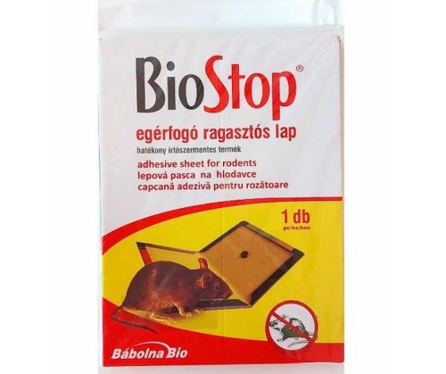 BIOSTOP  egérfogó ragasztós lap