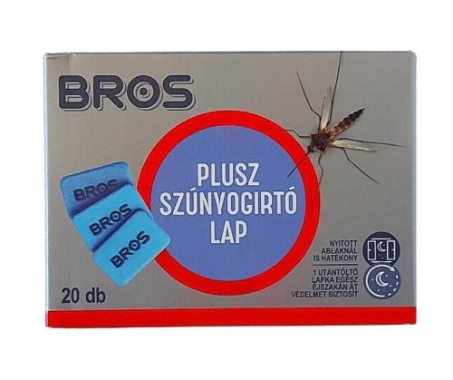 Bros Szúnyogrirtó készülékhez 20ut.lapka
