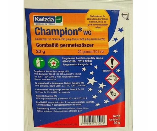 Champion  WG  20 gr  lev.