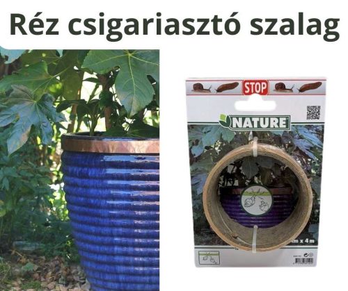 Csigariasztó rézszalag 4m*30mm