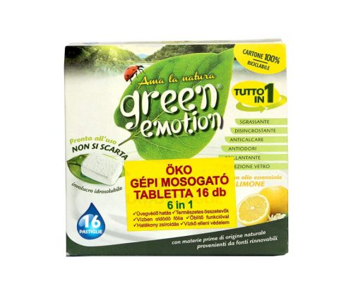 GREEN E ÖKO gépi mosogató tabl 6in1 16db