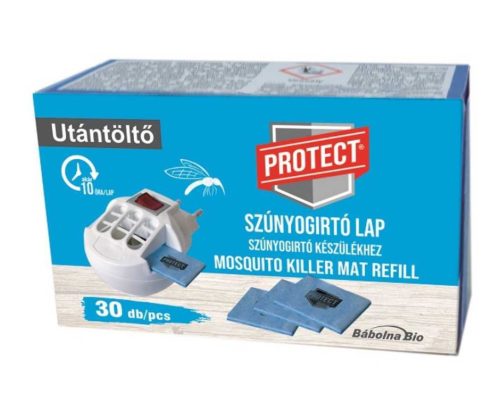 Prot. szúnyogirtó lap  ut.  30 db-os