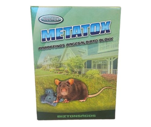 Rágcs.irtó parafinos blokk /Metatox/ 0,3