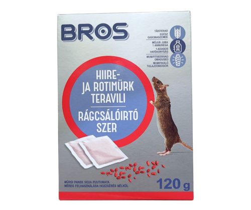 Rágcsálóirtó szer  /Bros/  6*20 gr